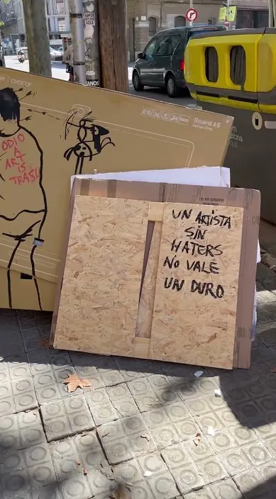 Los haters – Street-Art in Barcelona: Szene aus dem Art-Is-Trash-Video von Francisco de Pájaro