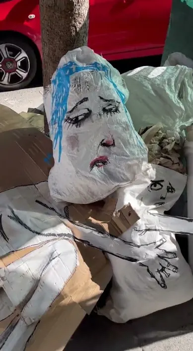 Madrid es – Street-Art: Szene aus dem Art-Is-Trash-Video von Francisco de Pájaro