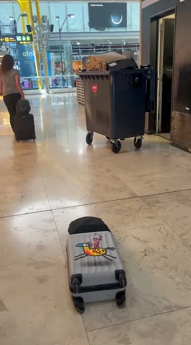 Madrid – Street-Art: Szene aus dem Art-Is-Trash-Video von Francisco de Pájaro