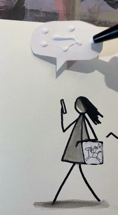 Mamá – Street-Art in Barcelona: Szene aus dem Art-Is-Trash-Video von Francisco de Pájaro
