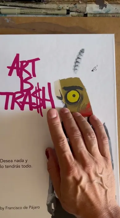 Maravilloso – Street-Art in Barcelona: Szene aus dem Art-Is-Trash-Video von Francisco de Pájaro