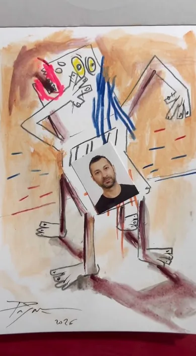 Me fui para volver – Street-Art in Barcelona: Szene aus dem Art-Is-Trash-Video von Francisco de Pájaro
