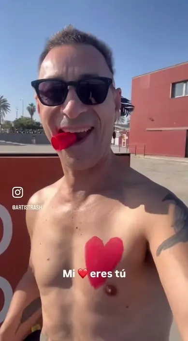 Mi corazón eres tú – Street-Art in Barcelona: Szene aus dem Art-Is-Trash-Video von Francisco de Pájaro