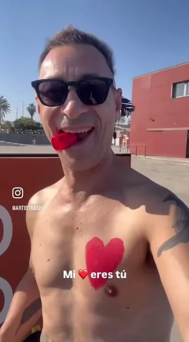 Mi corazón eres tú – Street-Art in Barcelona: Szene aus dem Art-Is-Trash-Video von Francisco de Pájaro