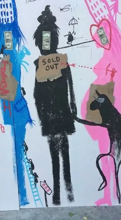 New York – Street-Art: Szene aus dem Art-Is-Trash-Video von Francisco de Pájaro