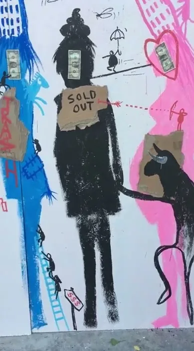 New York – Street-Art: Szene aus dem Art-Is-Trash-Video von Francisco de Pájaro