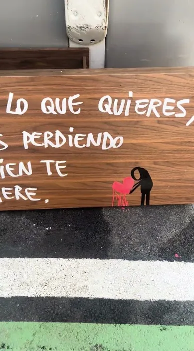 No sabes lo que quieres – Street-Art in Barcelona: Szene aus dem Art-Is-Trash-Video von Francisco de Pájaro