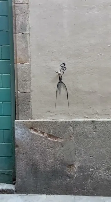 Palote es – Street-Art in Barcelona: Szene aus dem Art-Is-Trash-Video von Francisco de Pájaro