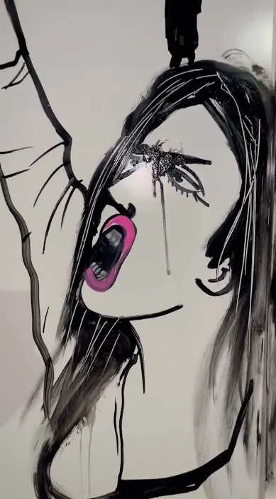 Para los hipócritas no está de moda – Street-Art in Barcelona: Szene aus dem Art-Is-Trash-Video von Francisco de Pájaro