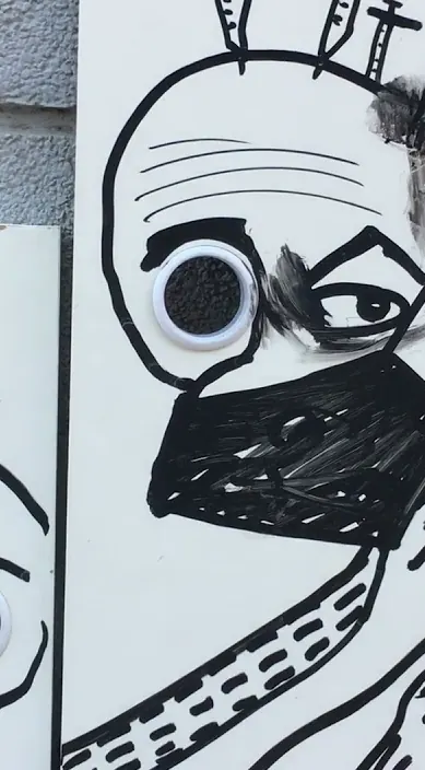 Pelea de Yonkis – Street-Art in Barcelona: Szene aus dem Art-Is-Trash-Video von Francisco de Pájaro