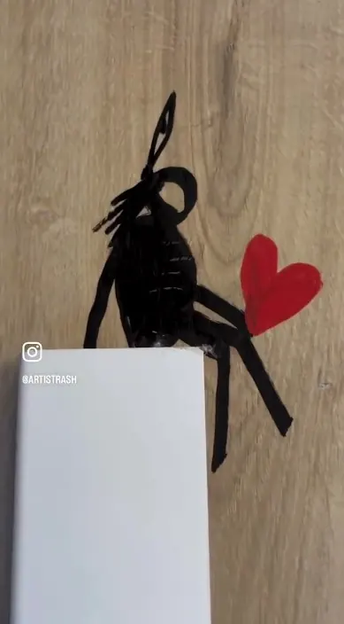 Pequeño gran hombre – Street-Art in Barcelona: Szene aus dem Art-Is-Trash-Video von Francisco de Pájaro