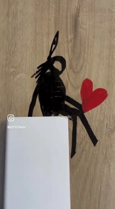 Pequeño gran hombre – Street-Art in Barcelona: Szene aus dem Art-Is-Trash-Video von Francisco de Pájaro
