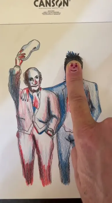 Picasso y yo – Street-Art in Barcelona: Szene aus dem Art-Is-Trash-Video von Francisco de Pájaro