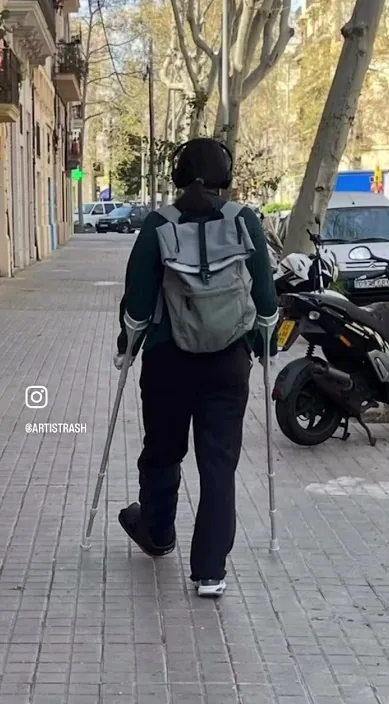 Pinto lo que veo – Street-Art in Barcelona: Szene aus dem Art-Is-Trash-Video von Francisco de Pájaro