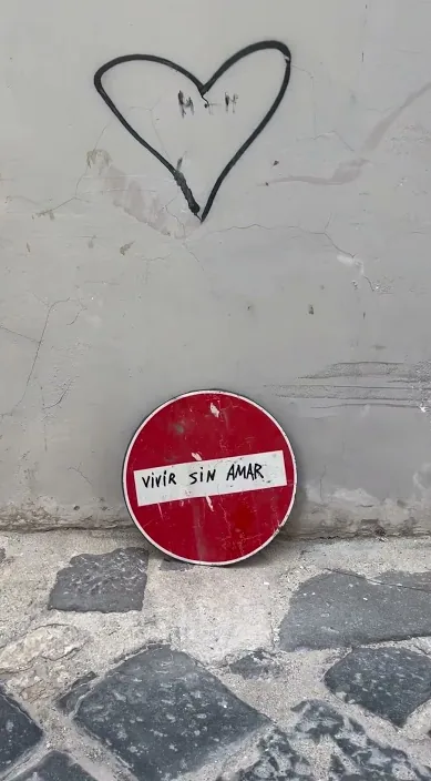 Prohibido – Street-Art in Barcelona: Szene aus dem Art-Is-Trash-Video von Francisco de Pájaro