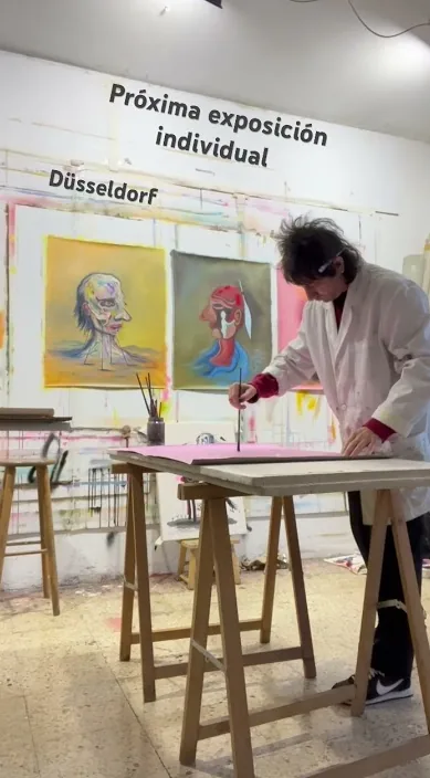 PRONTO www. es – Street-Art: Szene aus dem Art-Is-Trash-Video von Francisco de Pájaro