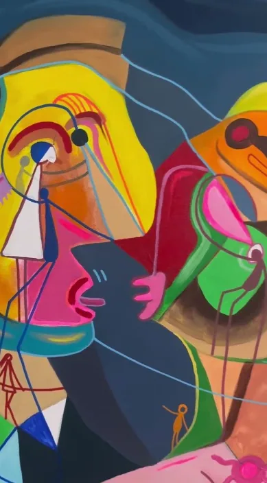 Próxima exposición en alemania – Street-Art: Szene aus dem Art-Is-Trash-Video von Francisco de Pájaro