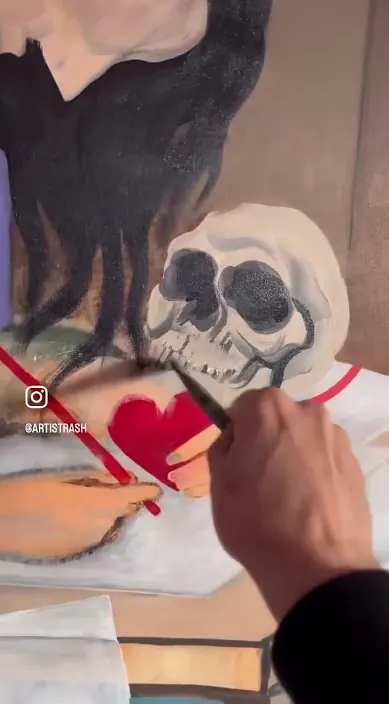 Próxima exposición en düsseldorf – Street-Art: Szene aus dem Art-Is-Trash-Video von Francisco de Pájaro