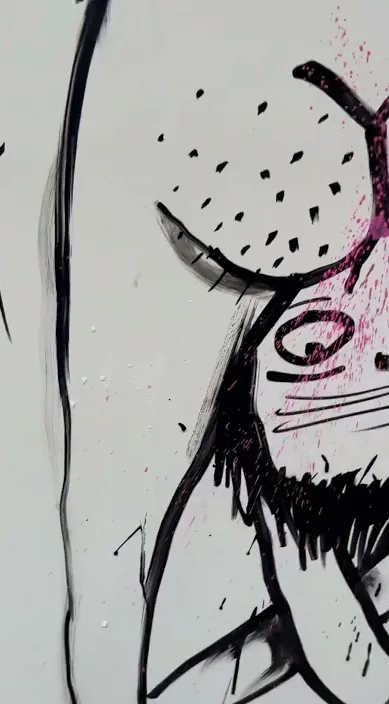 Quiérete – Street-Art in Barcelona: Szene aus dem Art-Is-Trash-Video von Francisco de Pájaro