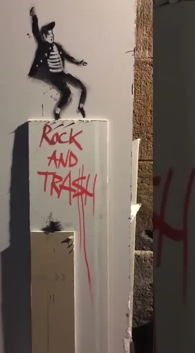 Rock – Street-Art in Barcelona: Szene aus dem Art-Is-Trash-Video von Francisco de Pájaro