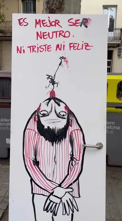 Sé neutro – Street-Art in Barcelona: Szene aus dem Art-Is-Trash-Video von Francisco de Pájaro