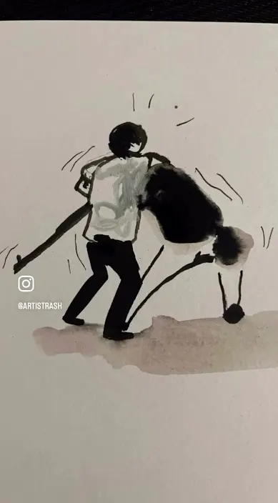Sídney – Street-Art in Barcelona: Szene aus dem Art-Is-Trash-Video von Francisco de Pájaro