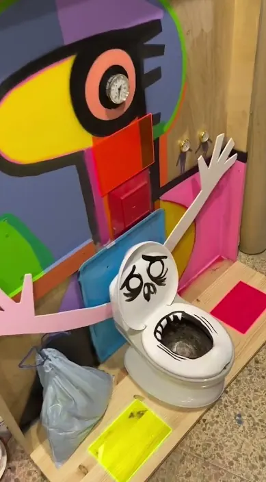 Siete piezas a la vez es – Street-Art in Barcelona: Szene aus dem Art-Is-Trash-Video von Francisco de Pájaro