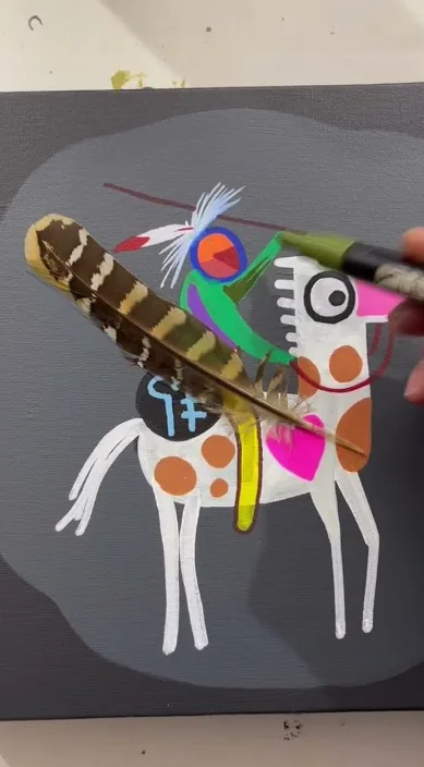 Siete piezas seguidas es – Street-Art in Barcelona: Szene aus dem Art-Is-Trash-Video von Francisco de Pájaro