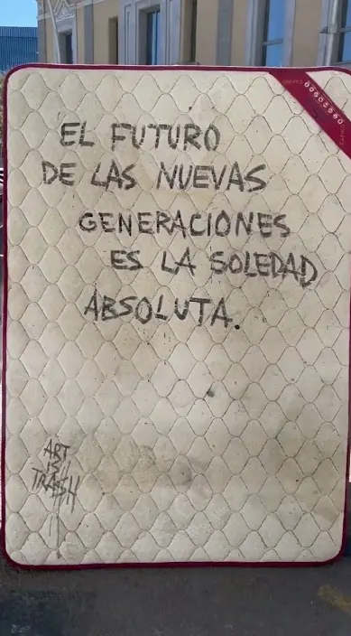 Soledad es – Street-Art in Barcelona: Szene aus dem Art-Is-Trash-Video von Francisco de Pájaro