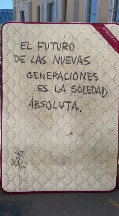 Soledad es – Street-Art in Barcelona: Szene aus dem Art-Is-Trash-Video von Francisco de Pájaro