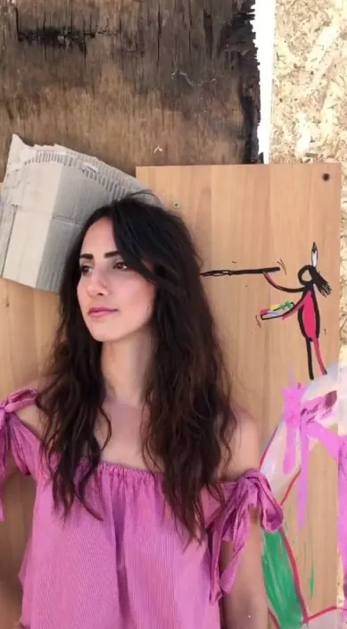 Street art arte urbano – Street-Art in Barcelona: Szene aus dem Art-Is-Trash-Video von Francisco de Pájaro