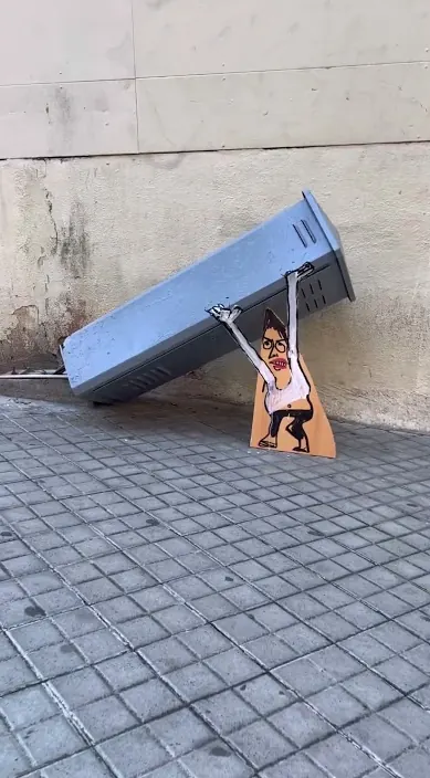 Supertrash – Street-Art in Barcelona: Szene aus dem Art-Is-Trash-Video von Francisco de Pájaro