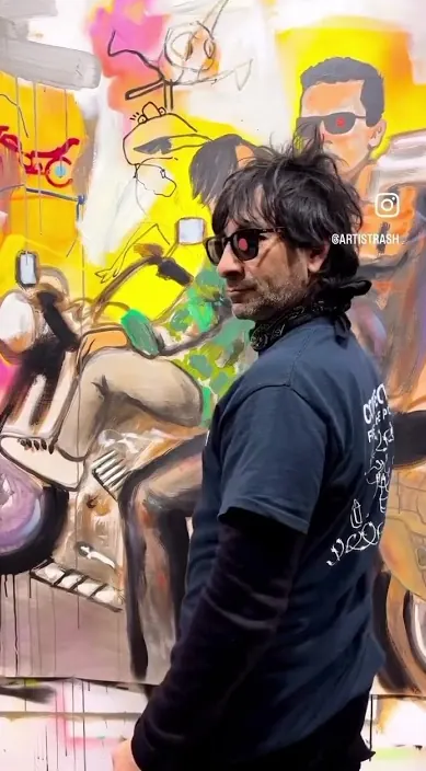 Terminator www – Street-Art in Barcelona: Szene aus dem Art-Is-Trash-Video von Francisco de Pájaro