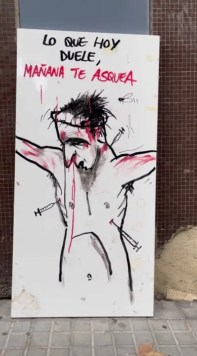 Todo es pasajero – Street-Art in Barcelona: Szene aus dem Art-Is-Trash-Video von Francisco de Pájaro