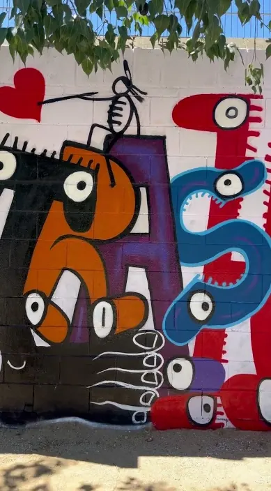 Trash – Street-Art in Barcelona: Szene aus dem Art-Is-Trash-Video von Francisco de Pájaro