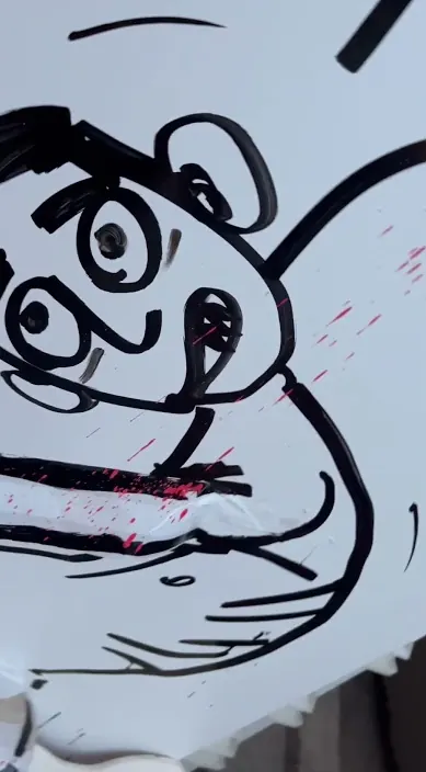 Urbano es – Street-Art: Szene aus dem Art-Is-Trash-Video von Francisco de Pájaro