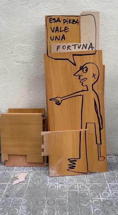 Valórate – Street-Art in Barcelona: Szene aus dem Art-Is-Trash-Video von Francisco de Pájaro