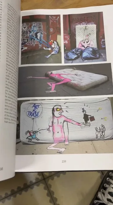 www. es – Street-Art: Szene aus dem Art-Is-Trash-Video von Francisco de Pájaro