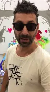 y – Street-Art in Barcelona: Szene aus dem Art-Is-Trash-Video von Francisco de Pájaro