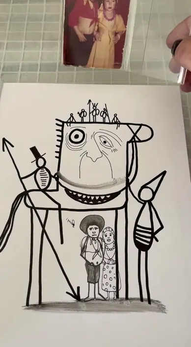 ZAFRA www. es – Street-Art: Szene aus dem Art-Is-Trash-Video von Francisco de Pájaro
